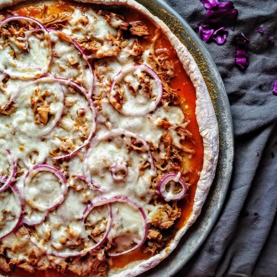 BBQ Pulled Pork Pizza