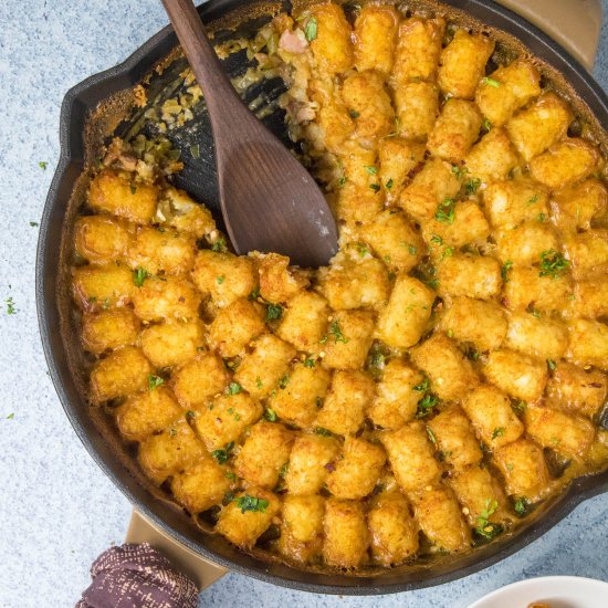 Cajun Tater Tot Casserole