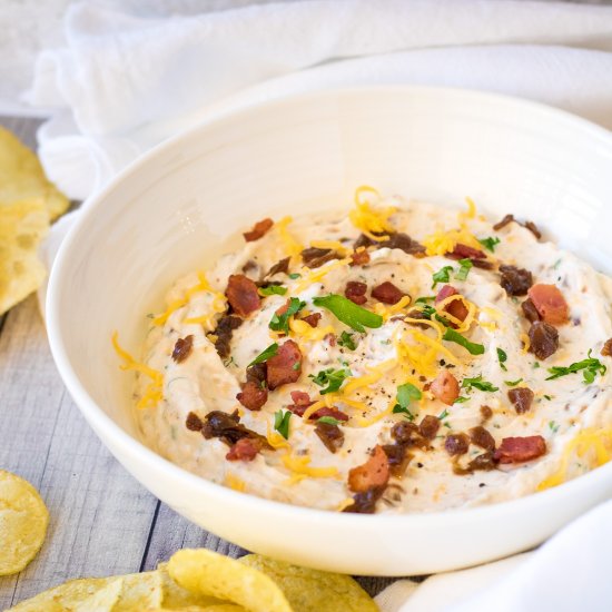 Loaded Caramelized Onion Dip