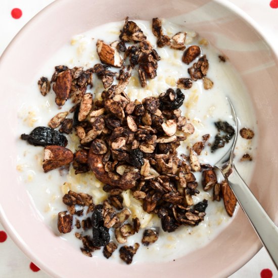 Chocolate Cherry Almond Granola