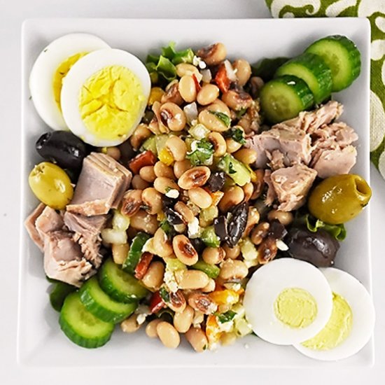 Easy Greek Bean Salad