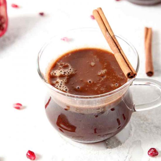 Pomegranate Hot Buttered Rum