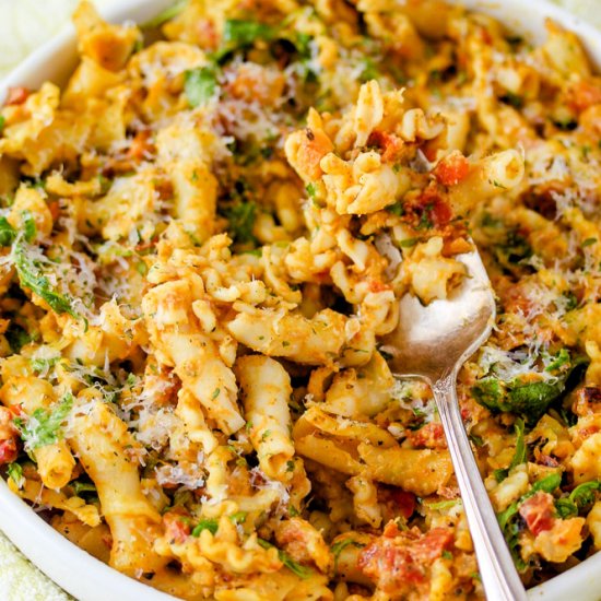 Fire Roasted Tomato Pumpkin Pasta