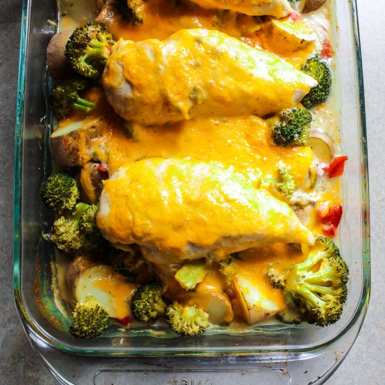 Chicken and Vegetable Bake