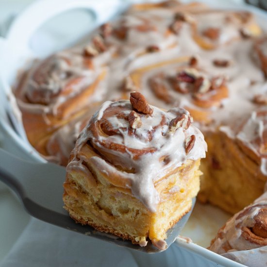 Sweet Potato Cinnamon Rolls