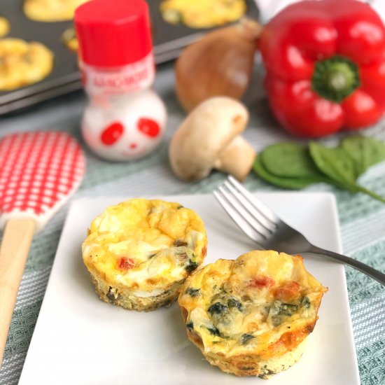 Muffin Tin Veggie Frittatas