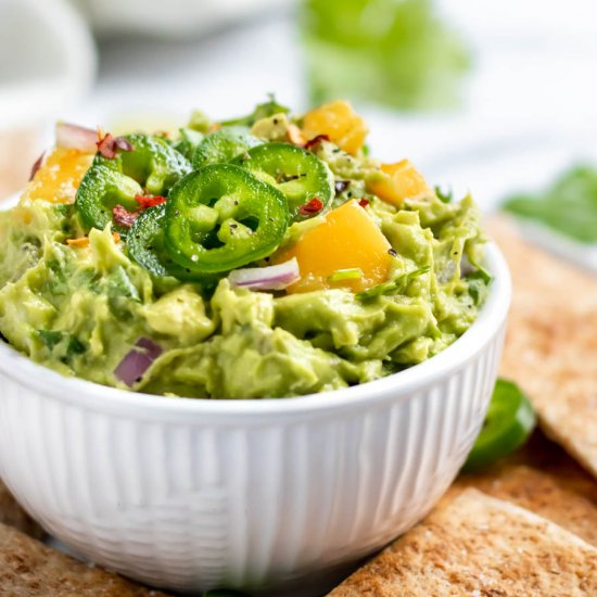 Spicy Mango Guacamole