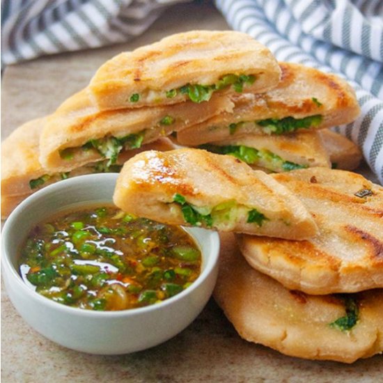 Gluten Free Scallion Pancakes