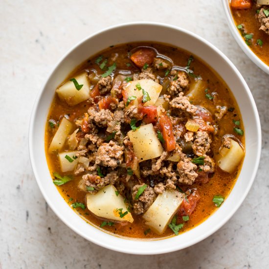 Easy Hamburger Soup