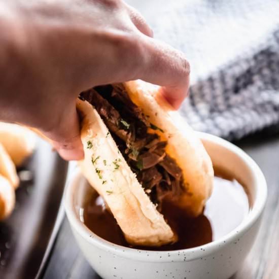 Instant Pot French Dip Sliders