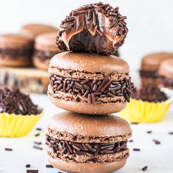 Brigadeiro Macarons