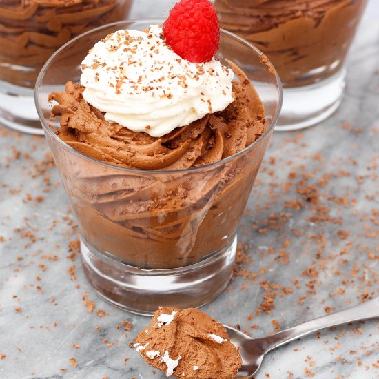 4 Ingredient Chocolate Mousse