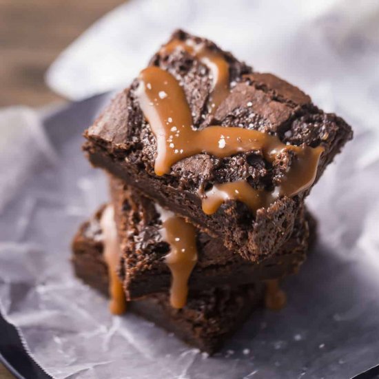 Salted Caramel Brownies