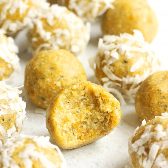 Apricot Coconut Protein Bites