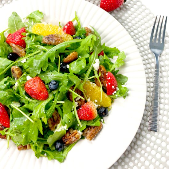 ARUGULA BERRY CITRUS SALAD