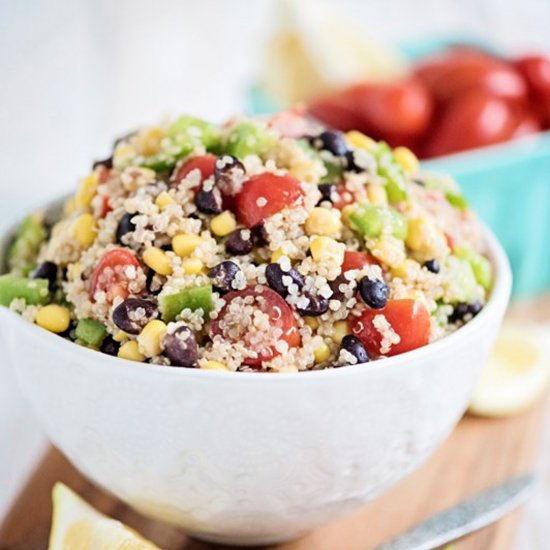 Rainbow Quinoa Power Salad