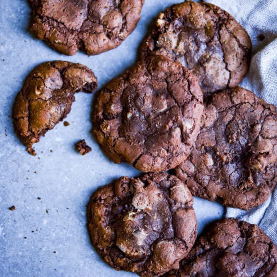 Chocolate Pecan Cookies