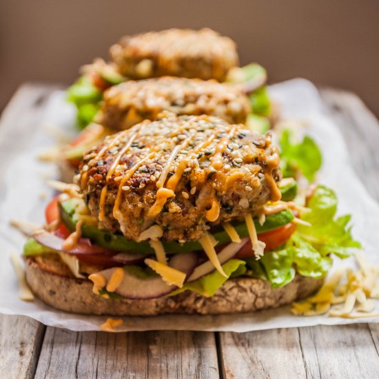 Cauliflower burger