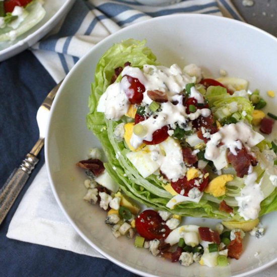 Classic Wedge Salad w Blue Cheese