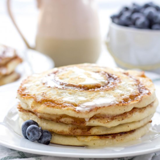 Cinnamon Swirl Pancakes