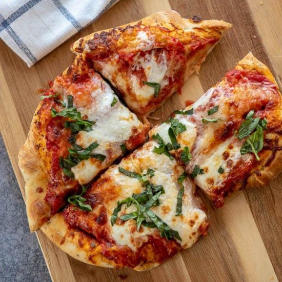 Air Fryer Margherita Pizza