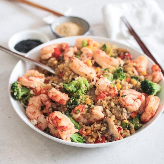 Shrimp Cauliflower Fried Rice