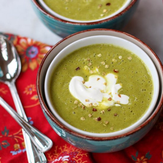 Zucchini Curry Soup