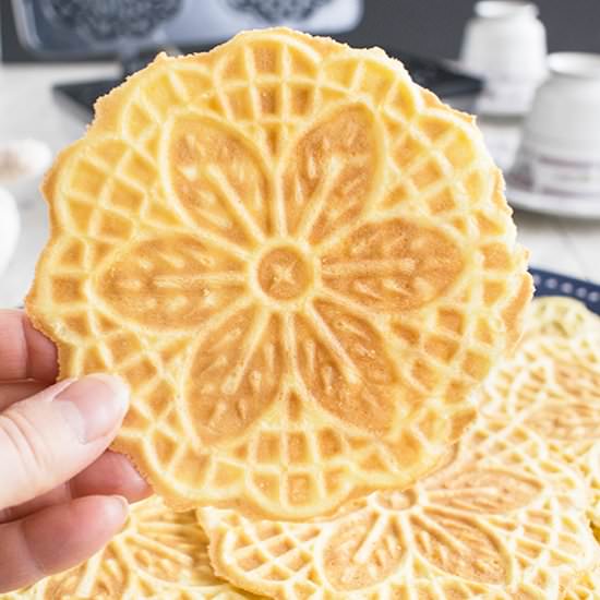 Almond Pizzelle Cookies