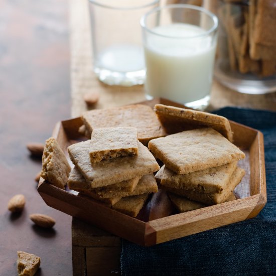 Almond Ghee Biscuits