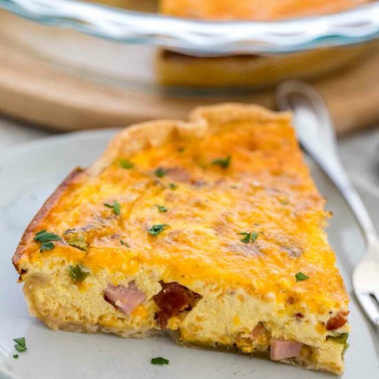 Ham and Cheese Quiche