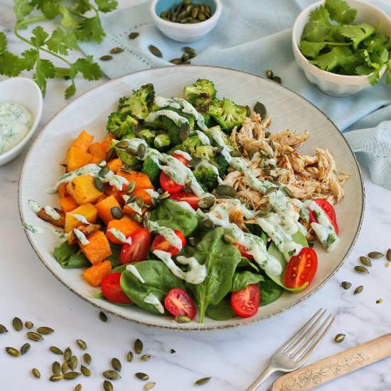 Chicken salad bowl