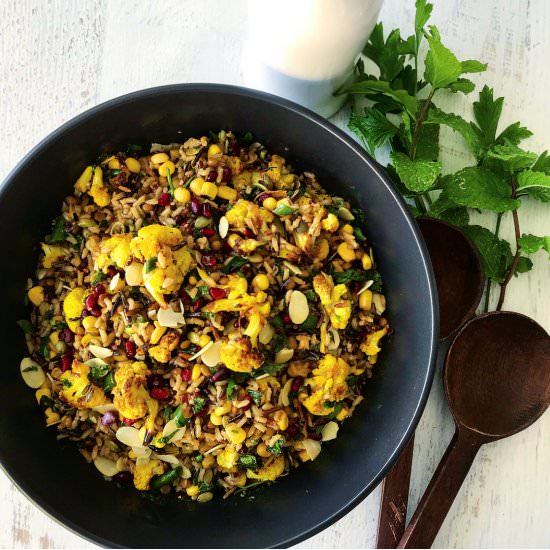 Cauliflower & Pomegranate Salad