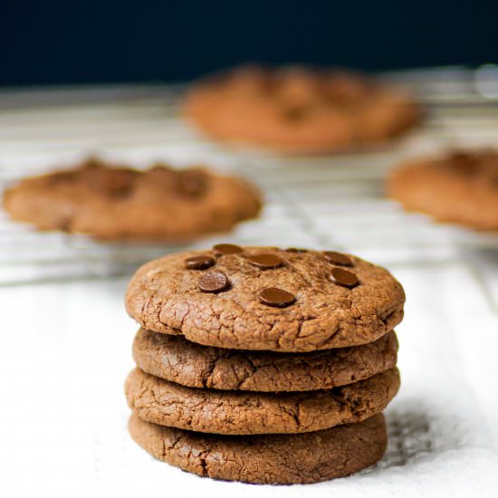 Gooey Nutella Cookies