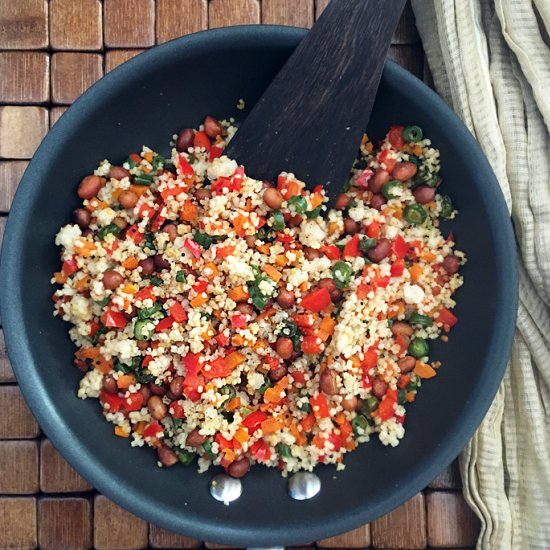 Millet Stir Fry with Vegetables