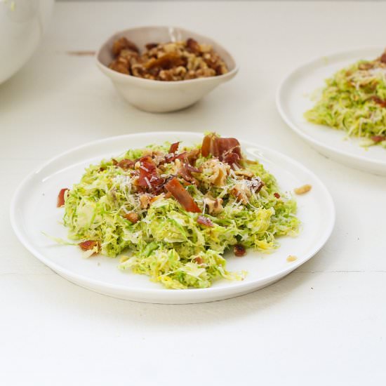 Shredded Brussels Sprout Salad