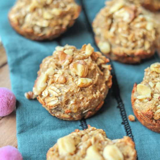 Vegan Banana Oat Muffins