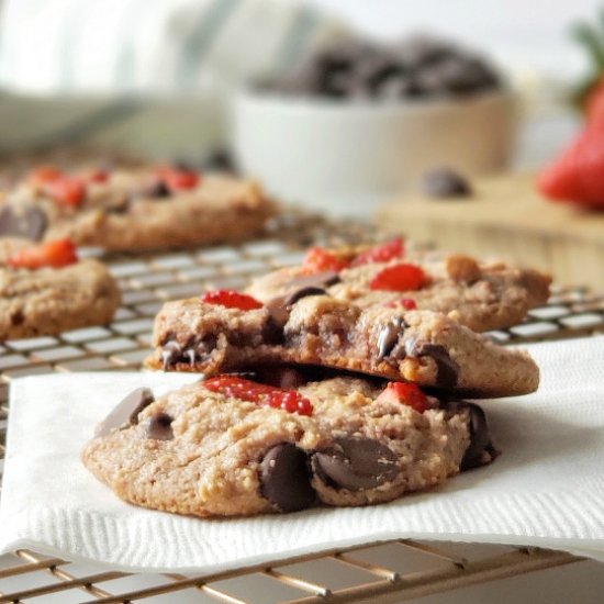 Strawberry Chocolate Chip Cookies