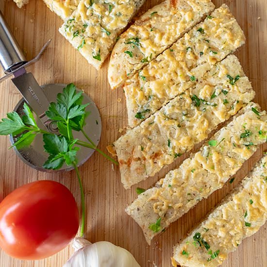 30 Minute GF Cheese Flatbread