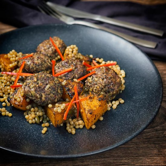 Lamb Kofta With Roasted Squash