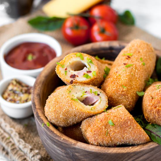 Fried chicken croquettes