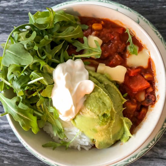 Black Bean Burrito Bowl