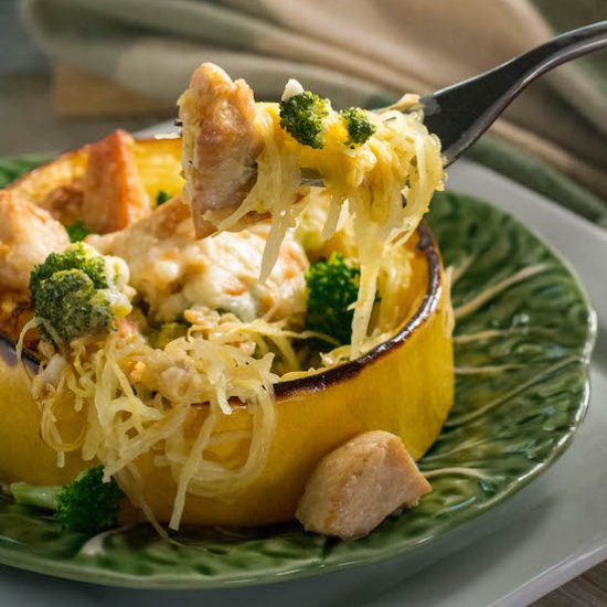 Chicken Broccoli Spaghetti Squash