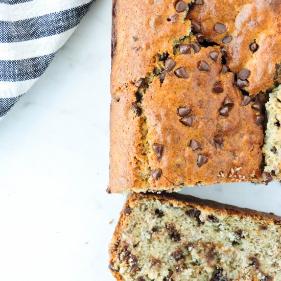 Vegan Chocolate Chip Banana Bread