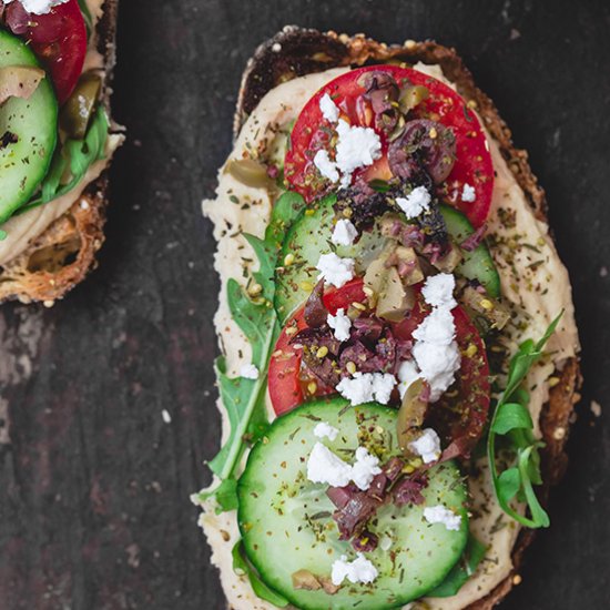 Mediterranean Breakfast Toast