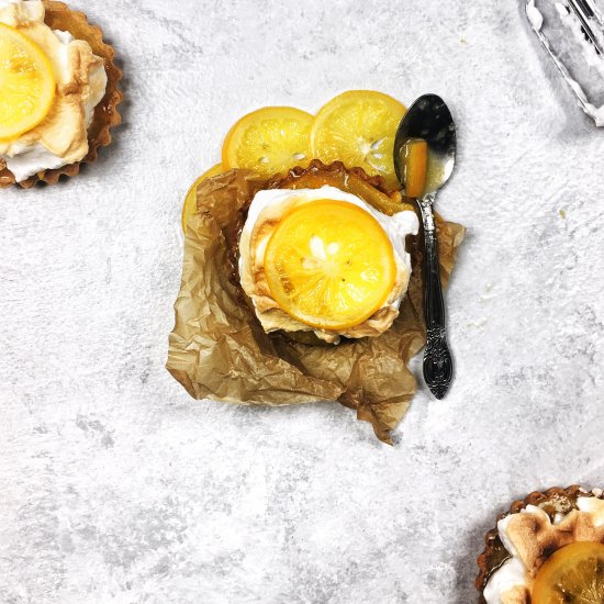 Olive Oil Lemon Meringue Tart