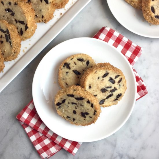 Chocolate Chunk Shortbread Cookies