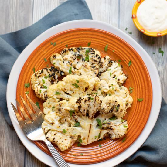 Cauliflower with Parmesan Sauce