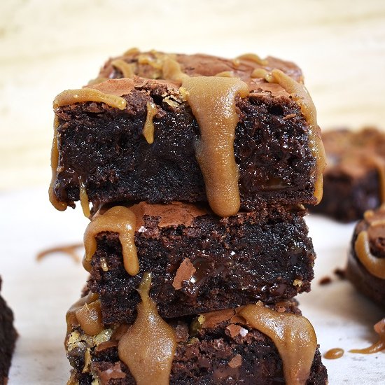 Salted Caramel Brownies