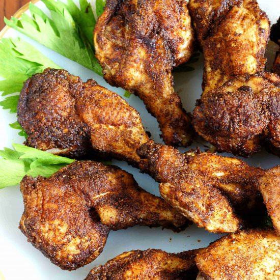 Spicy Dry Rub Chicken Wings