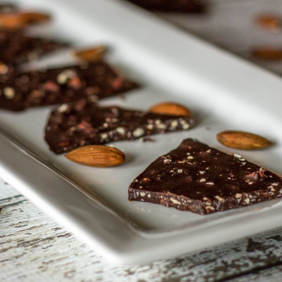 Dark Chocolate Almond Bark